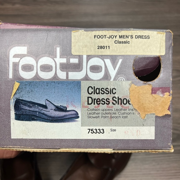 NEW FootJoy Classics Brown Tassel Loafers 8.5 D